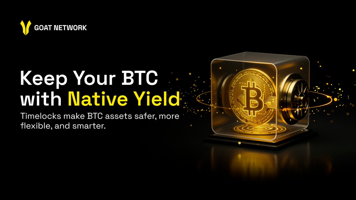 GOATRollup's tweet image. Welcome to the Gateway to #BTCFi. 
#BTCyield only works when Layer 2 inherits the native security of Layer 1.

Lock your BTC on the #Safebox, keep all your assets in your wallet and earn native BTC rewards: 
🔸90-day lock 
🔸2% APY
For institutions, whales, DeFi users, and anyone…