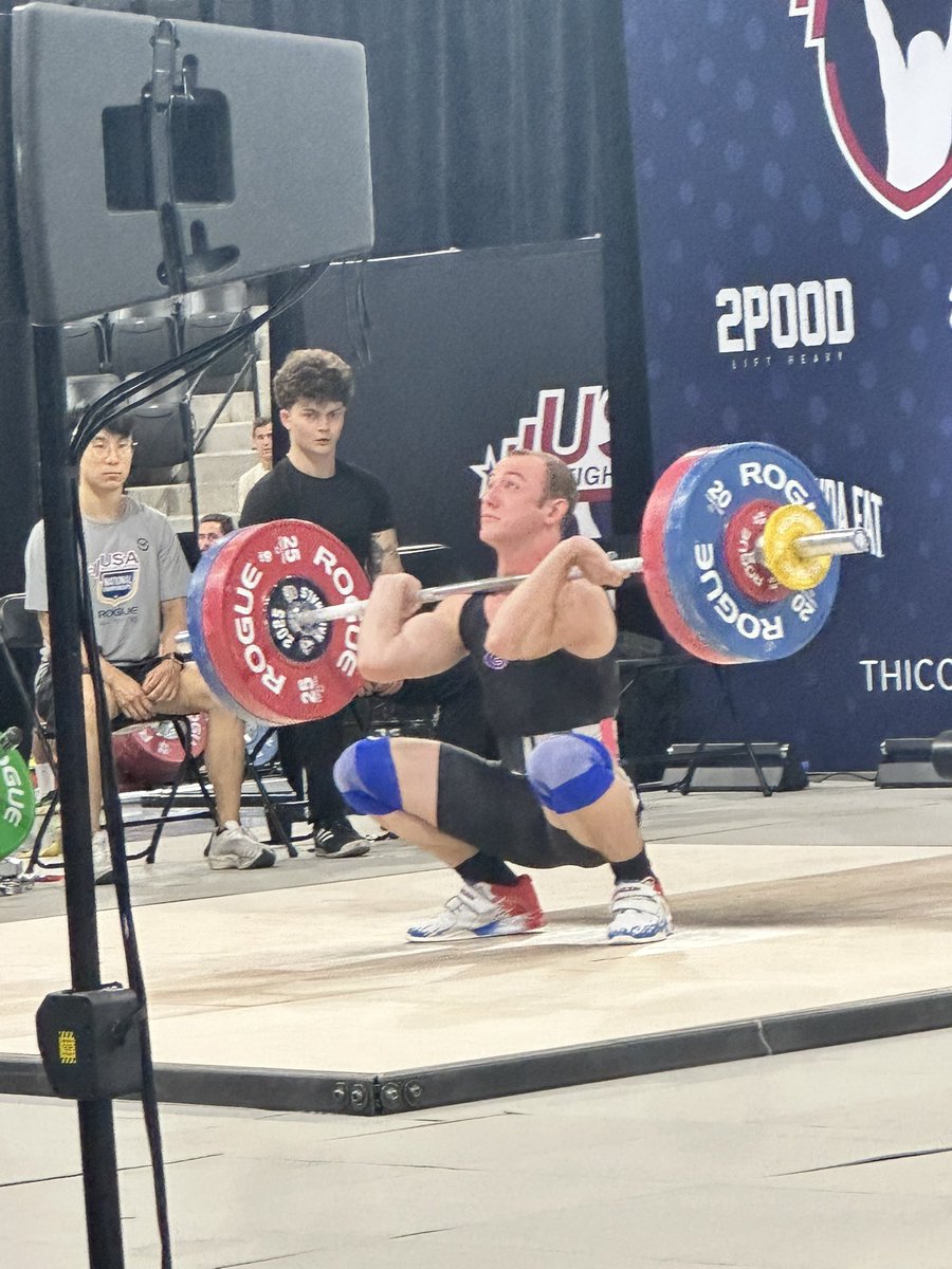 Congratulations to <a href="/Jake_HG07/">Jake G</a> for going 4 for 6 today at the <a href="/USWeightlifting/">USA Weightlifting</a> Nationals in Colorado Springs!