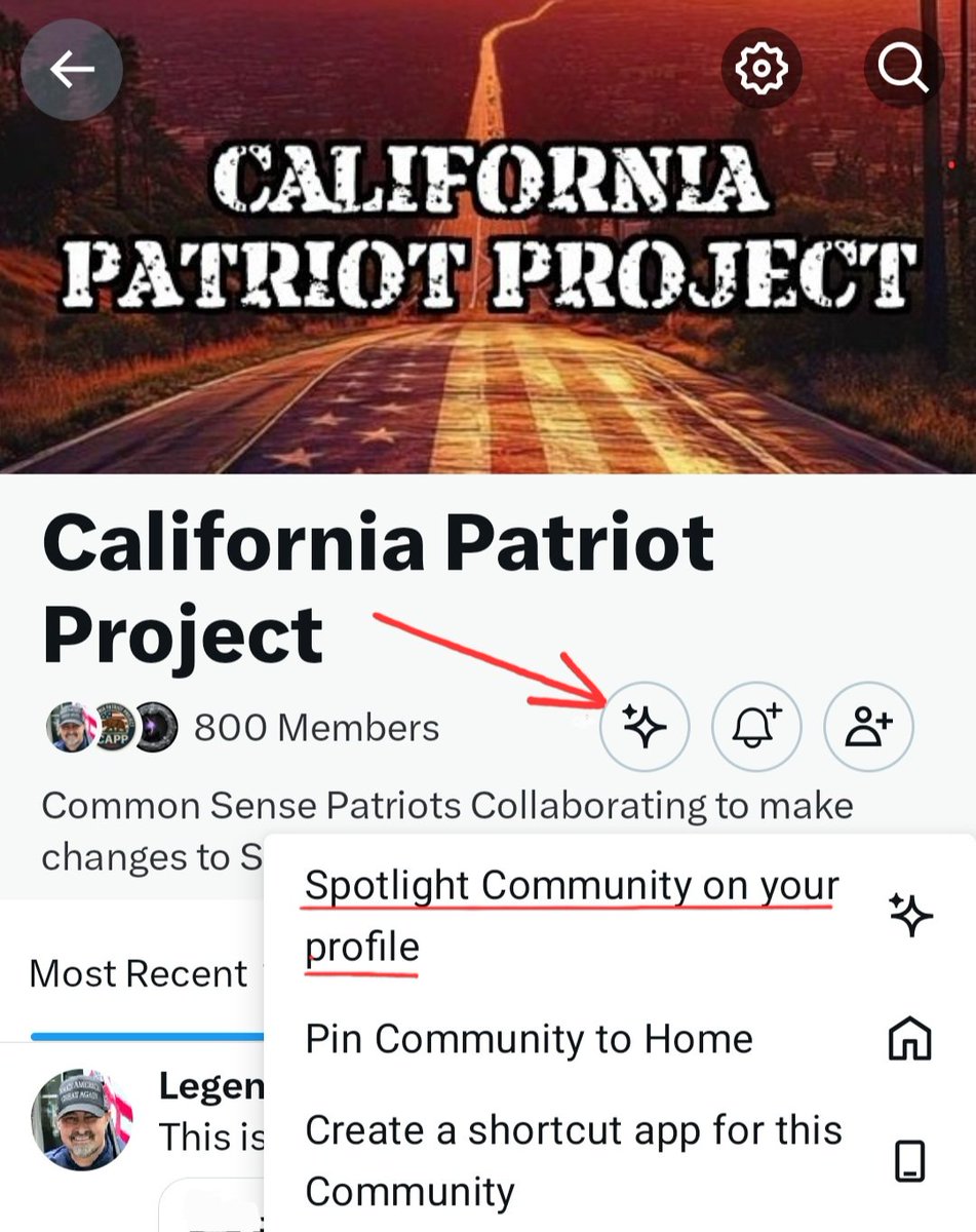 Thank You to the 800+ of you who have joined us here! Thank You for Rocking The California Community Proudly on your pages, It is Very Appreciated AND IT HELPS! If you are here Your Profile Is Ready To Rock THE CALIFORNIA PATRIOT PROJECT SPOTLIGHT (Scroll up to TOP of COMMUNITY!)