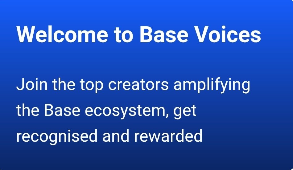 Do you consider yourself <a href="/base/">Base</a>'d on the TL? 🔵
Apply today to join the Base Voices &amp; get rewarded🔵
The current initiative is to get projects from Base Batches amplified🔵
🔗app.gmtribe.xyz/base