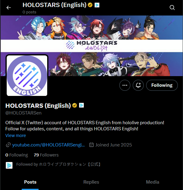 New and official HOLOSTARS English account 👀 
<a href="/HOLOSTARSen/">HOLOSTARS (English)</a>