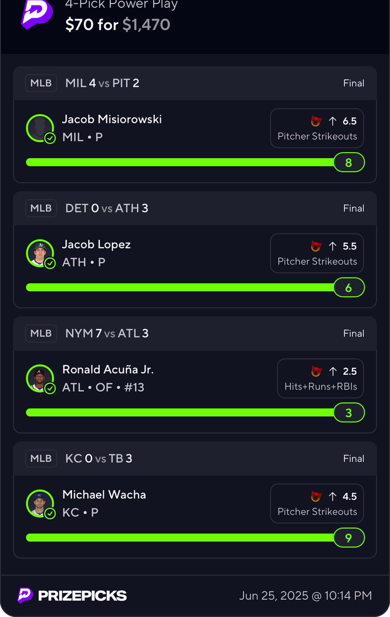 SENDING $100 TO 5 FOLLOWER ASAP! 🤑🎁

LIKE, FOLLOW, RT &amp; DROP YOUR $CASHAPP BELOW ⬇️

MLB DEMON SLIP CASH!!!!✅✅

$70—>>$1,470🤑🤑

THE DEMON SLAYER STRIKES AGAIN🤩