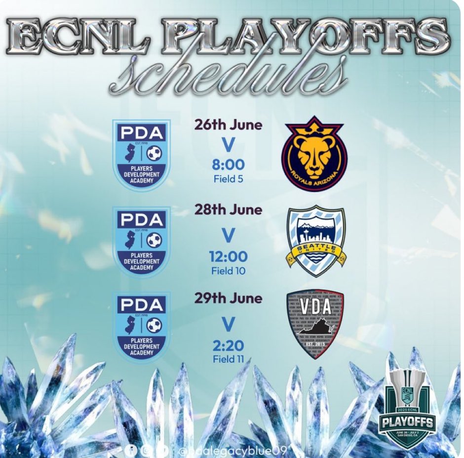 AbigailRodek's tweet photo. Unfortunately sitting this one out to focus on my rehab. Wishing my awesome and talented @pdalegacyblue09 teammates and coach’s all the best as they make another at an @ECNLgirls National Championship.

Do go out and watch them play. 

Let’s go Blue!!!!
@ImYouthSoccer 
@PrepSoccer 
@PDASoccer