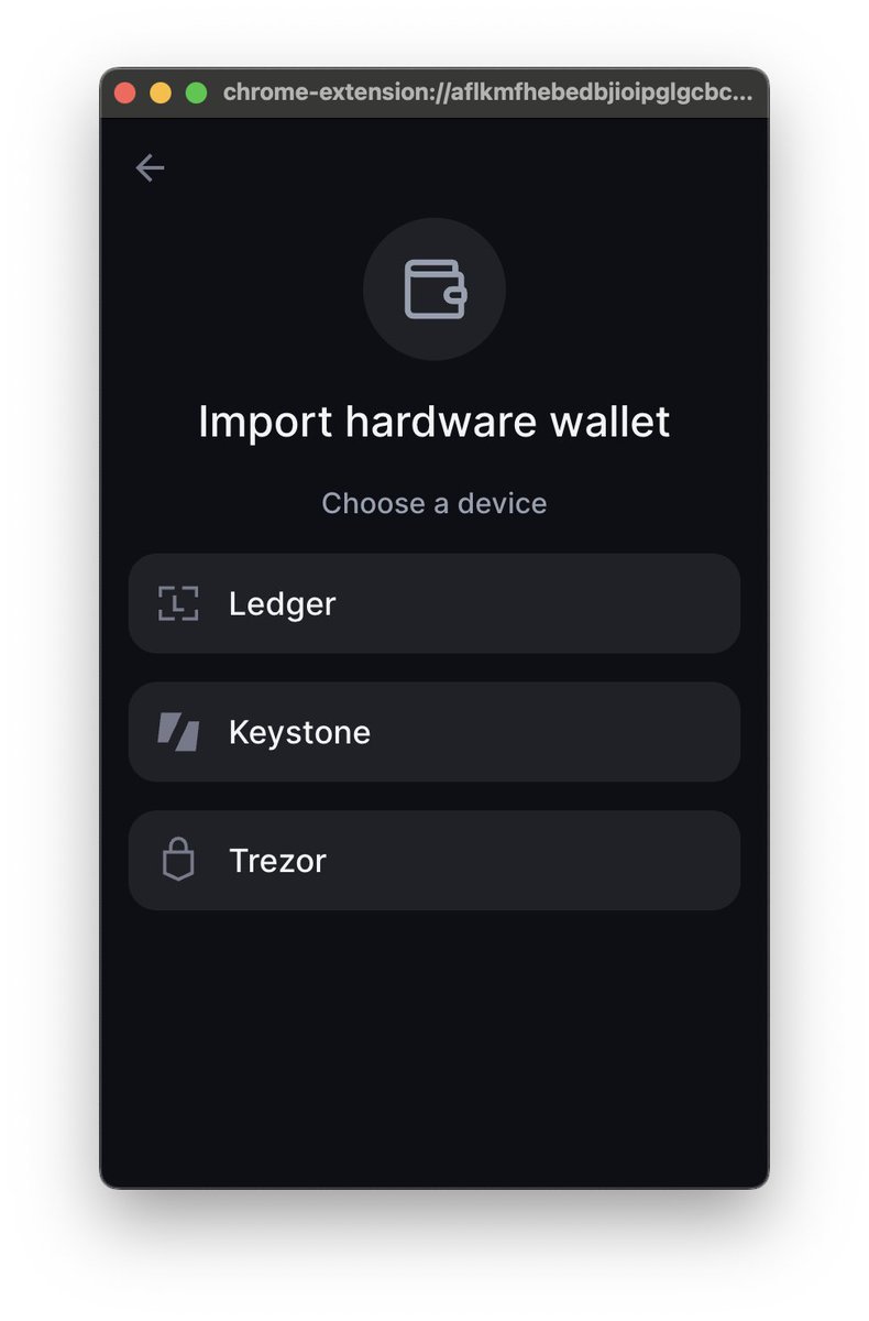 Did you know that <a href="/Backpack/">Backpack 🎒</a> is the only <a href="/solana/">Solana</a> wallet supporting ledger, keystone, and trezor? If you're serious about security, create a 2/3 <a href="/SquadsProtocol/">Squads</a> multisig with 3 different hardware vendors.