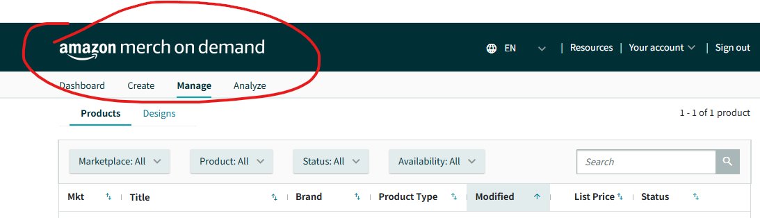 最近才发现，亚马逊还有一个独立的域名 merch.amazon.com ，亚马孙自己的印刷厂，自己做POD按需打印T恤等的业务。。。

你只需要上传自己的设计，亚马孙会打印，亚马孙发货。   

用户需要申请，亚马孙审核了一周才让我通过。