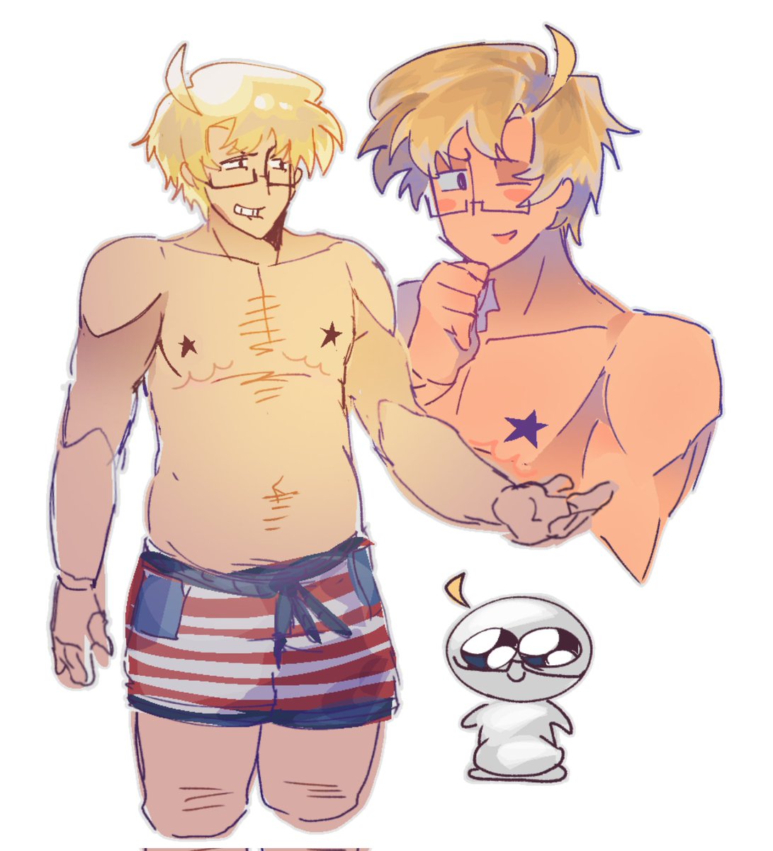 Lsol2888's tweet image. What if america but Trans WOOOHOO π³οΈββ§οΈπΊπΈπ¦
π₯ #ftm #aphamerica #hetalia #headcanon