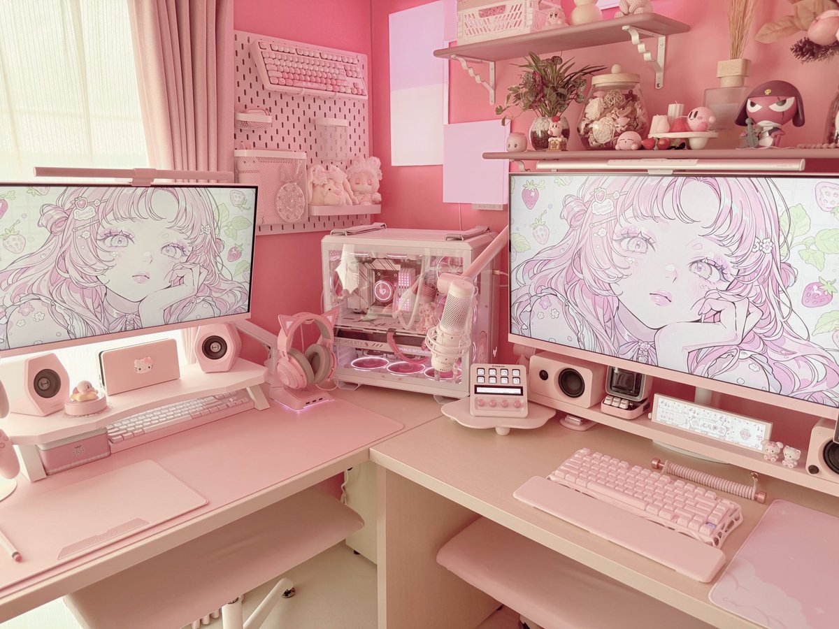 ⁡ ⁡ ⁡ ⁡
🍓🎀💗🐰
#desksetup
⁡ ⁡ ⁡ ⁡