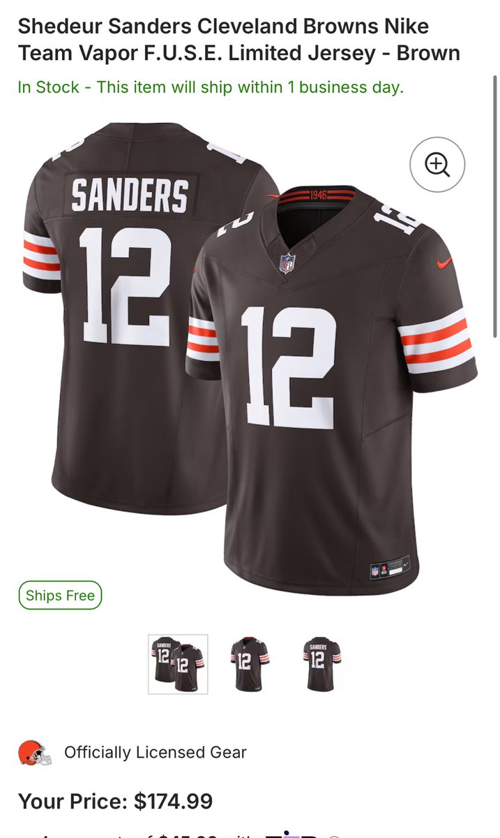 jmccrae35's tweet image. If my wife asks any of you what I want for our anniversary in two weeks @Browns @ShedeurSanders #DawgPound