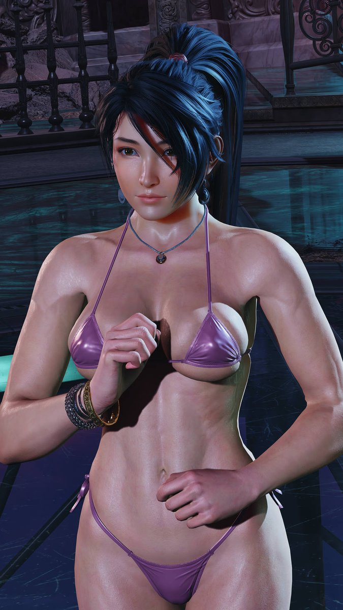 👙 Momiji Bikini (Jun Kazama) 💜✨ 📷 : by EnVy15Re2lm (DeviantArt