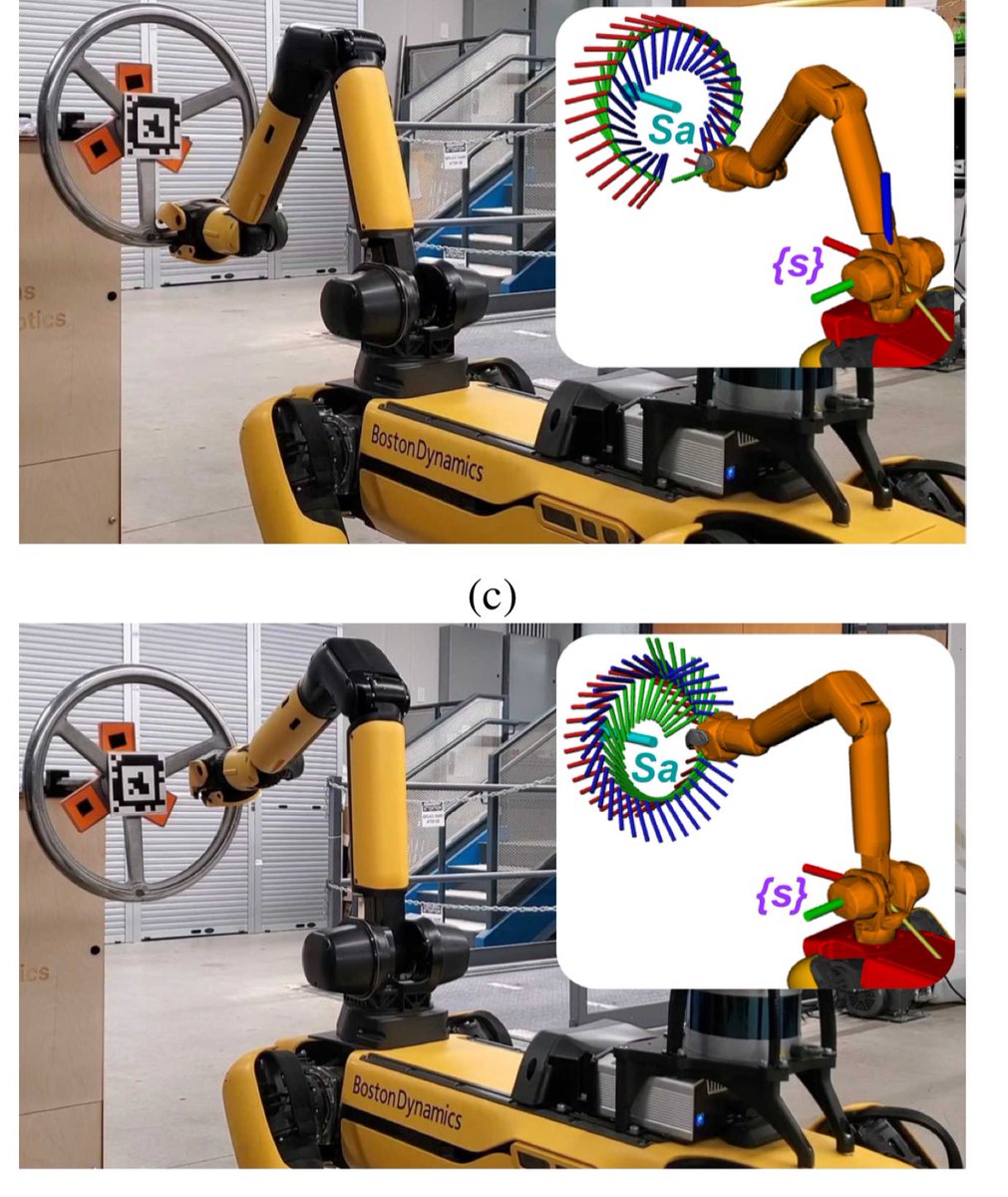 Farshid Alambeigi, PhD (@falambeigi) on Twitter photo Here, we propose a screw-based affordance approach that models the affordance and robotic manipulator as a closed-chain mechanism, to solve closed-chain inverse kinematics. This can be used for medical or non-medical manipulators.
<a href="/IeeeTro/">IEEE Transactions on Robotics (T-RO)</a> <a href="/texas_robotics/">Texas Robotics</a> Here, we propose a screw-based affordance approach that models the affordance and robotic manipulator as a closed-chain mechanism, to solve closed-chain inverse kinematics. This can be used for medical or non-medical manipulators.
<a href="/IeeeTro/">IEEE Transactions on Robotics (T-RO)</a> <a href="/texas_robotics/">Texas Robotics</a>