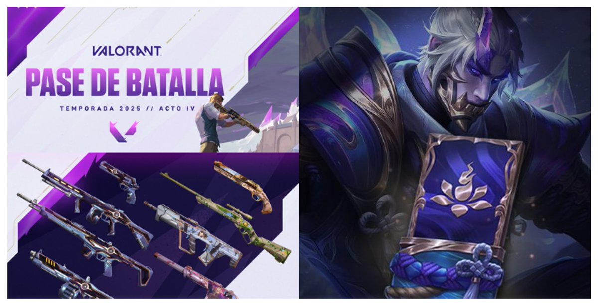 💜SORTEO PASES💜

 ❥  3 Pases de League of Legends  ✰
 ❥  5 Pases de Valorant   ✰ 

💫💛Requisitos: 💛💫

🌸Sigue a <a href="/Janethy_ml/">Janethy</a> y <a href="/LechugaFPS/">LechugaFPS</a> 🌸
✨Menciona a 2 amigos✨
🍀RT Y LIKE🍀  

🚨(regalo en el juego o pago por PayPal)🚨
🥳Premio el 4 de julio en stream🥳
