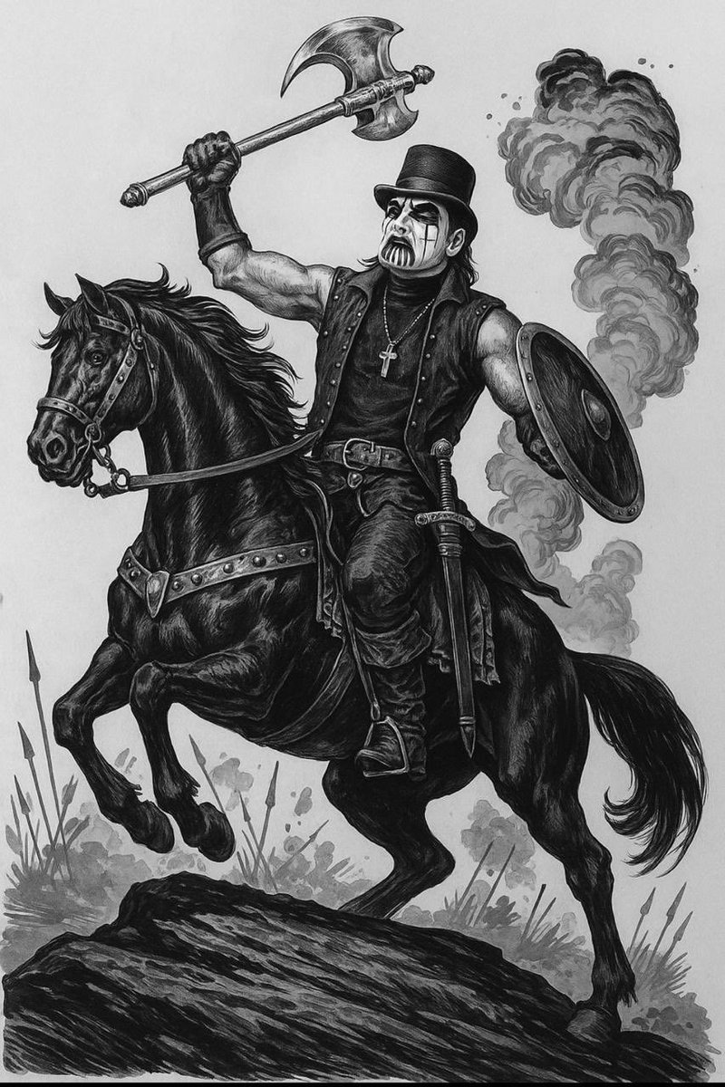 ⁦<a href="/kingdiamond/">King Diamond</a>⁩ #TheBlackHorsemen #HeavyMetal