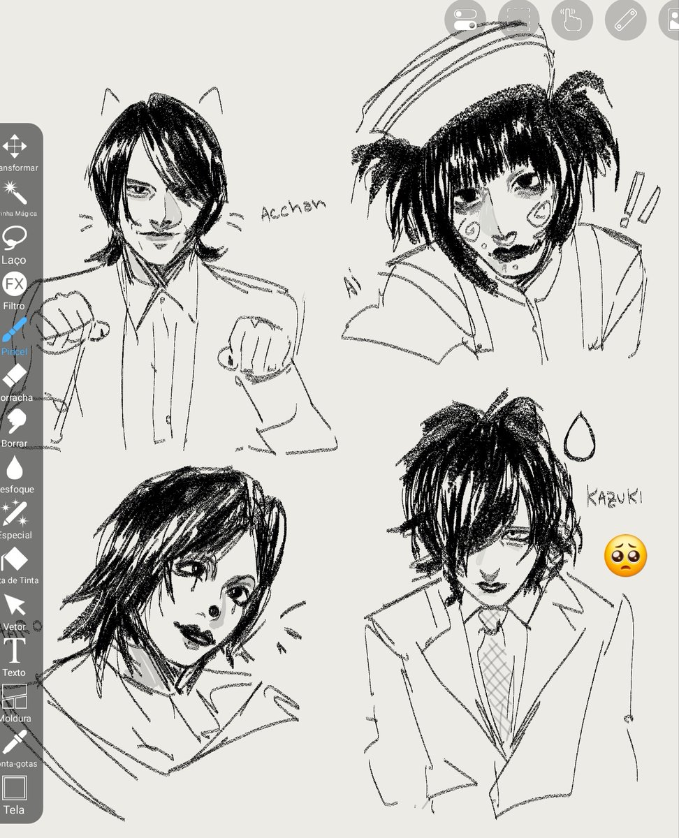 mortusmoth's tweet image. some vkei portraits
