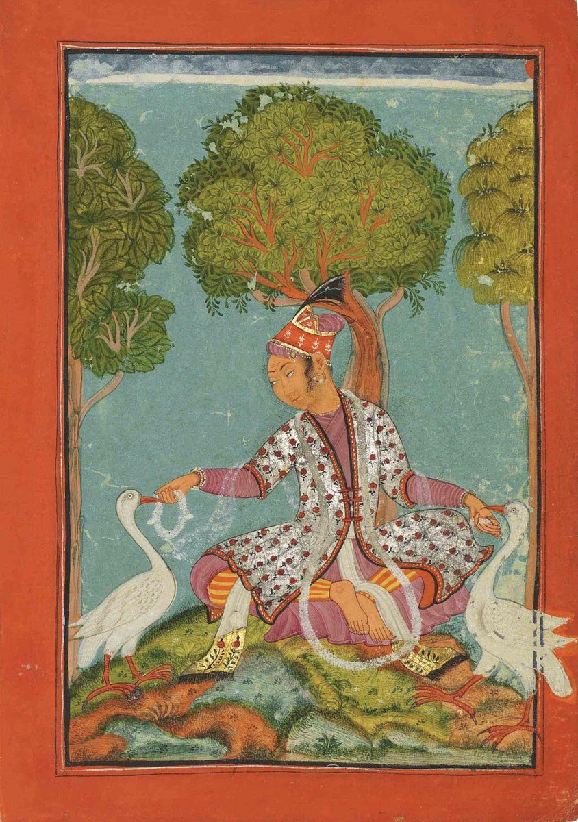 Hemant (@hemantsarin) on Twitter photo Separation, unsatisfied love & sleepless nights - Lalita Ragaputra. A prince seated in a landscape feeding garlands of flowers to two white cranes. #Chamba #Pahari 1690-1700 frm <a href="/ChristiesInc/">Christie's</a> #Art #History <a href="/DalrympleWill/">William Dalrymple</a> <a href="/ssharadmohhan/">Sharad Mohan شرد ਸ਼ਰਦ शरद শরদ</a> <a href="/PunjabiRooh/">Punjabi Rooh</a> <a href="/dpanikkar/">Don't Panik</a> <a href="/Kautilya02/">Hrithik</a> <a href="/JAJafri/">Jamal Jafri</a> Separation, unsatisfied love & sleepless nights - Lalita Ragaputra. A prince seated in a landscape feeding garlands of flowers to two white cranes. #Chamba #Pahari 1690-1700 frm <a href="/ChristiesInc/">Christie's</a> #Art #History <a href="/DalrympleWill/">William Dalrymple</a> <a href="/ssharadmohhan/">Sharad Mohan شرد ਸ਼ਰਦ शरद শরদ</a> <a href="/PunjabiRooh/">Punjabi Rooh</a> <a href="/dpanikkar/">Don't Panik</a> <a href="/Kautilya02/">Hrithik</a> <a href="/JAJafri/">Jamal Jafri</a>
