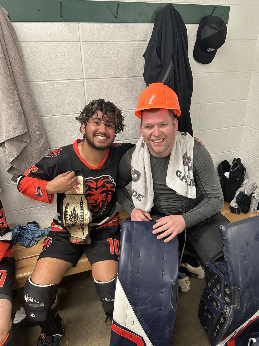 Make that 6 in a row! The fellas are heating up at the perfect time 👀

POTG 🥇: Zul fresh off a Cancun bender with a seeing 👁️ wrister for the GWG!

Hardest Worker👷🏾‍♂️: The legend of Adam Kube continues to grow with a huge 21 save performance 

Great game brothas! #LionsNation