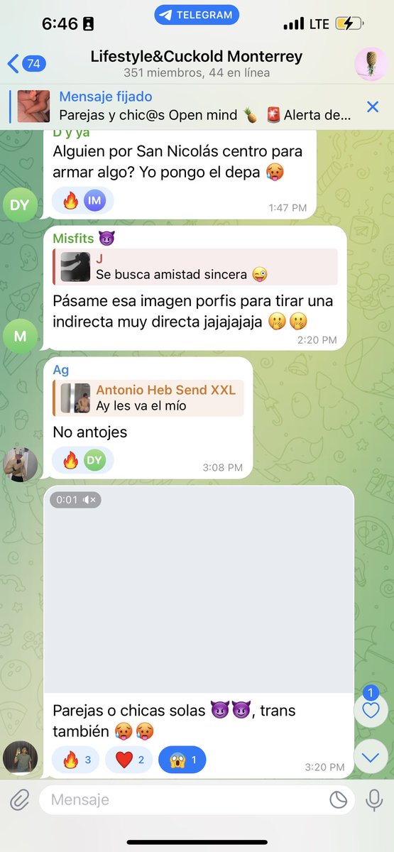 Por qué aún no se unen a nuestra comunidad de Telegram?! La pasamos más rico, más perso y más cachondote 🔥😈 Respondemos por MD o por MSJ En telegram; Link Gratis a los primeros 11 RT 🔀