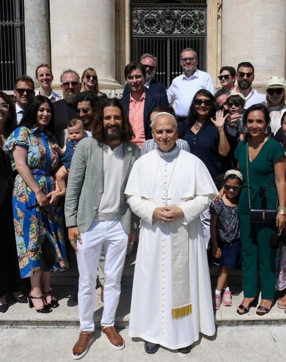Jim Caviezel, who portrayed Jesus in The Passion of the Christ, and Jonathan Roumie, who plays Jesus in The Chosen, are both devout Catholics—and interestingly, both their names start with the letter 'J,' just like Jesus.

Image: Vatican Media
