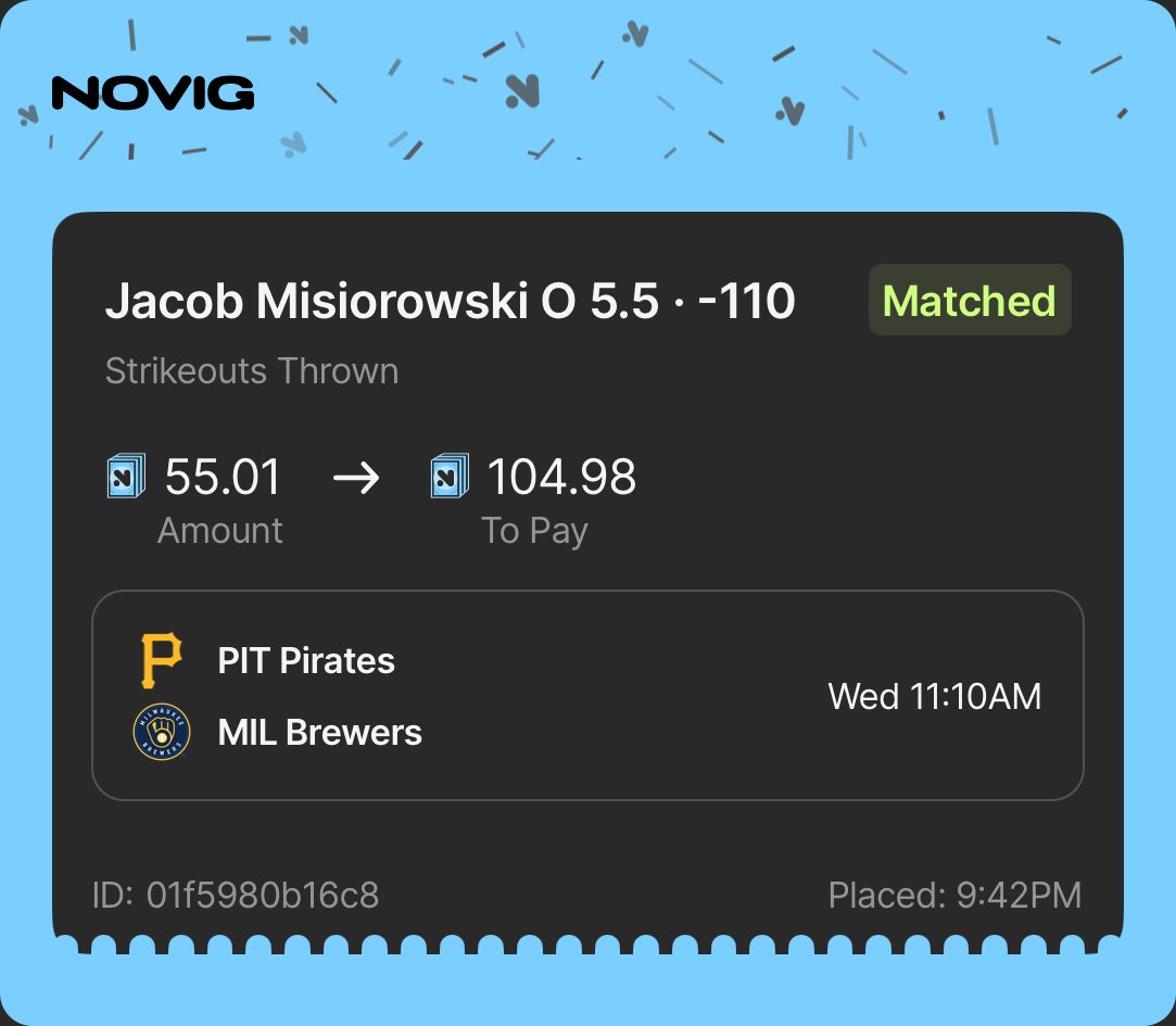 BuddhaCapper's tweet image. Big pitching day today so we switched it up and ran some strikeout props. 

Straights keep us going! 
@ThaLoungeSports 
whop.com/c/larrys-loung…

#mlb #fanduel #draftkings