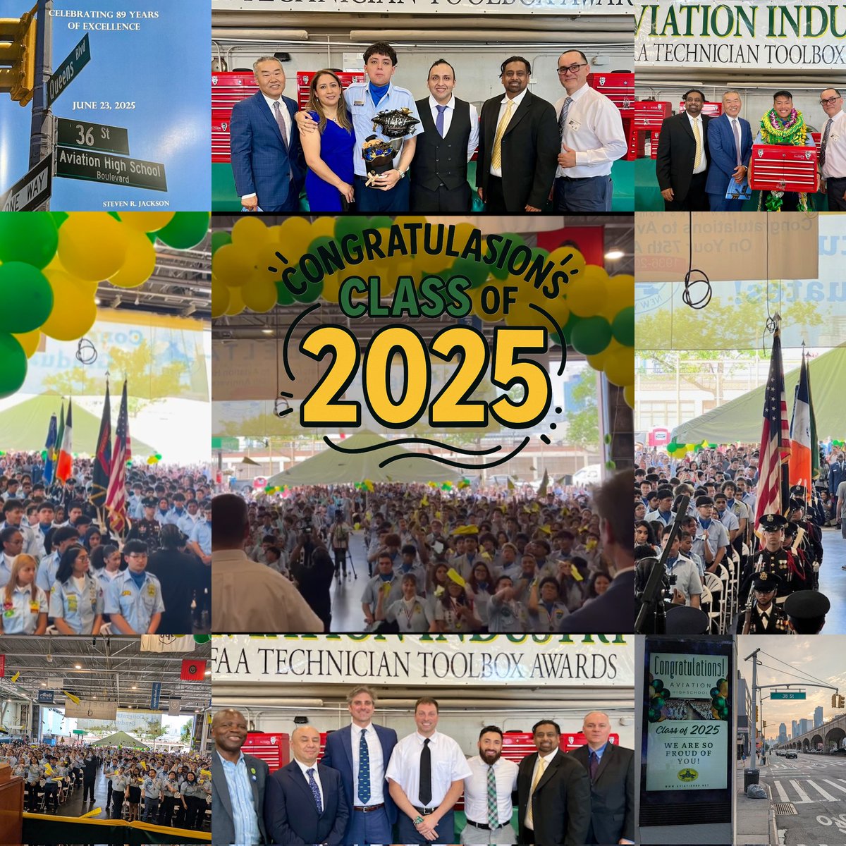 Congratulations to the Graduates of the Class of 2025! 

Students, families, staff, industry partners, alumni, &amp; school community members celebrated the graduating class at the June 23, ceremony!

Thank you scholarship &amp; toolbox award donors!

#aviation #aircraftmaintenance