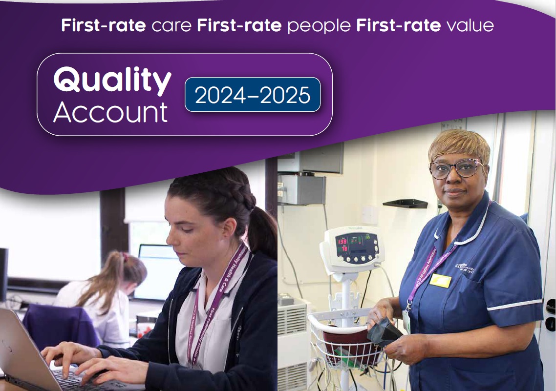 1stchatter's tweet image. First Community is delighted to publish its Quality Account for 2024/25.
The report outlines the quality of our services and sets out First Community's future priorities and areas for improvement.
Visit: firstcommunityhealthcare.co.uk/key-documents-…