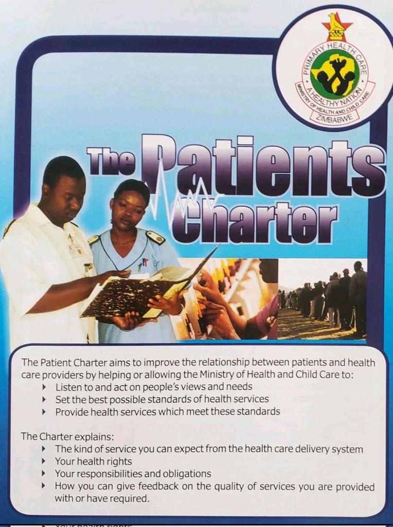 Itai Josh Rusike (@itairusike) on Twitter photo The Patients Charter 🇿🇼 #Privacy - Patients shall be interviewed, examined and treated in surroundings designed to ensure reasonable privacy and shall have the right to be accompanied during any physical examination or treatment if they do so wish <a href="/CWGH1/">CWGH-Zimbabwe</a> <a href="/MoHCCZim/">Ministry of HealthZW</a> #HealthForAll The Patients Charter 🇿🇼 #Privacy - Patients shall be interviewed, examined and treated in surroundings designed to ensure reasonable privacy and shall have the right to be accompanied during any physical examination or treatment if they do so wish <a href="/CWGH1/">CWGH-Zimbabwe</a> <a href="/MoHCCZim/">Ministry of HealthZW</a> #HealthForAll