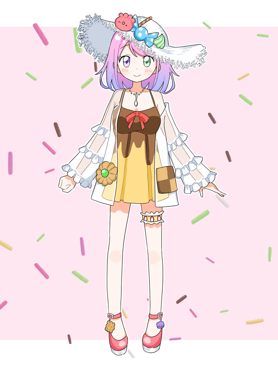 お菓子の国のサマースタイル🍬
#姫森ルーナ新衣装予想