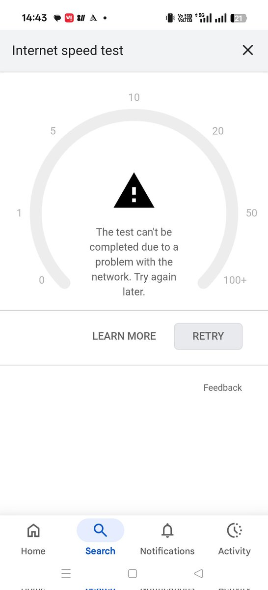 RAJEEV YADAV (@rajiv_zx) on Twitter photo Surat ke local area me Jio 5G network ka haal!ЁЯУ╢
Internet speed test bhi nahi ho pa raha hai.
Network issue ka message aa raha hai.
рдЗрддрдирд╛ рдХрдордЬреЛрд░ рдиреЗрдЯрд╡рд░реНрдХ рдХрд┐ рд╕реНрдкреАрдб рдЯреЗрд╕реНрдЯ рднреА рдирд╣реАрдВ рдЪрд▓рд╛ред
<a href="/reliancejio/">Reliance Jio</a> рдзреНрдпрд╛рди рджреЗрдВред #Jio #Surat #NetworkIssue #5GFail #Jio_рдХрд╛_рдШрдЯрд┐рдпрд╛_рдиреЗрдЯрд╡рд░реНрдХ Surat ke local area me Jio 5G network ka haal!ЁЯУ╢
Internet speed test bhi nahi ho pa raha hai.
Network issue ka message aa raha hai.
рдЗрддрдирд╛ рдХрдордЬреЛрд░ рдиреЗрдЯрд╡рд░реНрдХ рдХрд┐ рд╕реНрдкреАрдб рдЯреЗрд╕реНрдЯ рднреА рдирд╣реАрдВ рдЪрд▓рд╛ред
<a href="/reliancejio/">Reliance Jio</a> рдзреНрдпрд╛рди рджреЗрдВред #Jio #Surat #NetworkIssue #5GFail #Jio_рдХрд╛_рдШрдЯрд┐рдпрд╛_рдиреЗрдЯрд╡рд░реНрдХ