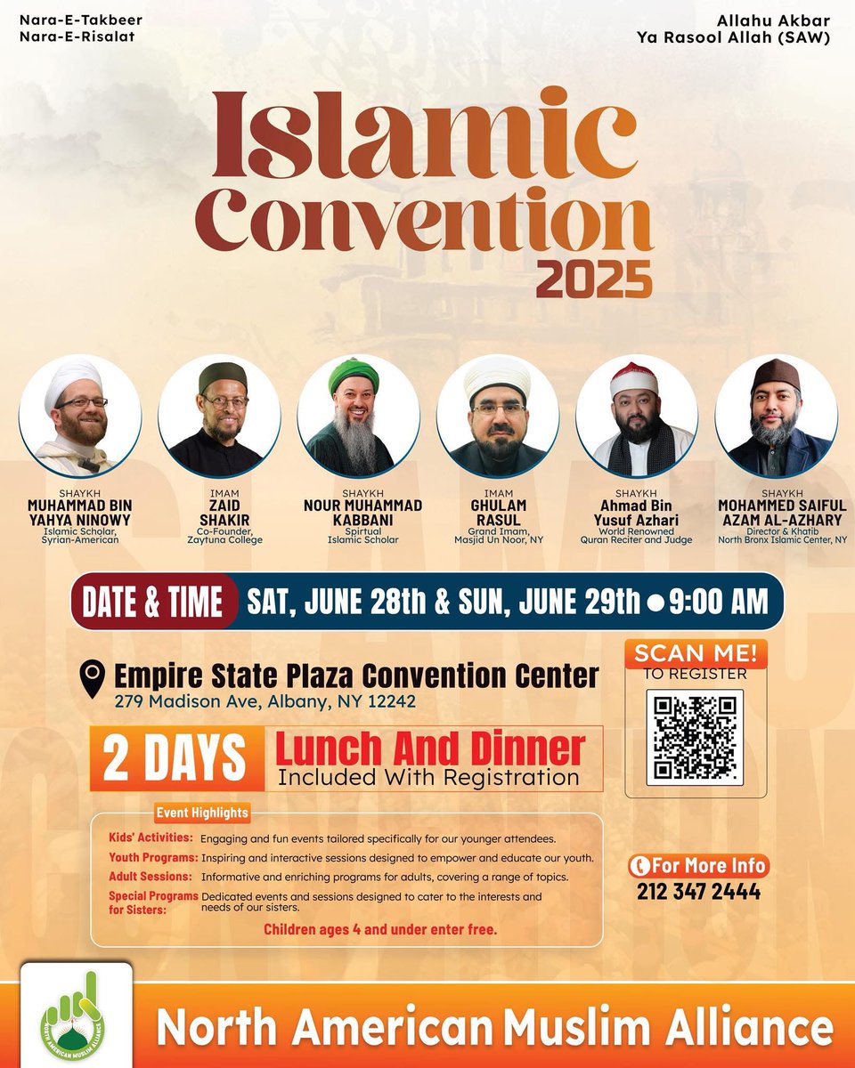 A message of love in New York this weekend: great people, great message 
 @NorthAmericanIslamicAlliance