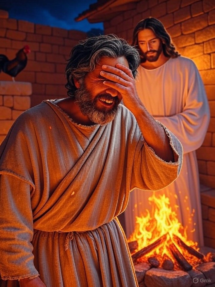 LatidosDePasion's tweet image. ✞ Imagínate prometerle a tu mejor amigo que nunca lo abandonarás… y cuando se la juega, lo NIEGAS  tres veces. 

Eso hizo Pedro con Jesús de Nazaret.
Y lo DESTROZÓ por dentro.

Pero lo que pasó después es lo que casi NADIE conoce.

👇🧵