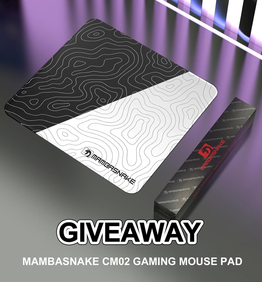 MAMBASNAKE (@mambasnakestar) on Twitter photo 🔥GIVEAWAY TIME🔥
🐍MAMBASNAKE CM02 Gaming Mouse Pad
How to enter:
1⃣Follow me
2⃣Like and share this post
3⃣Tag 1 friend below
💡Prize features:
✅Ultra-High-Density Fiber for Pro Gaming Precision
✅Waterproof & Stain-Resistant 5S Coating
✅4MM Thick Elastic Core for 🔥GIVEAWAY TIME🔥
🐍MAMBASNAKE CM02 Gaming Mouse Pad
How to enter:
1⃣Follow me
2⃣Like and share this post
3⃣Tag 1 friend below
💡Prize features:
✅Ultra-High-Density Fiber for Pro Gaming Precision
✅Waterproof & Stain-Resistant 5S Coating
✅4MM Thick Elastic Core for