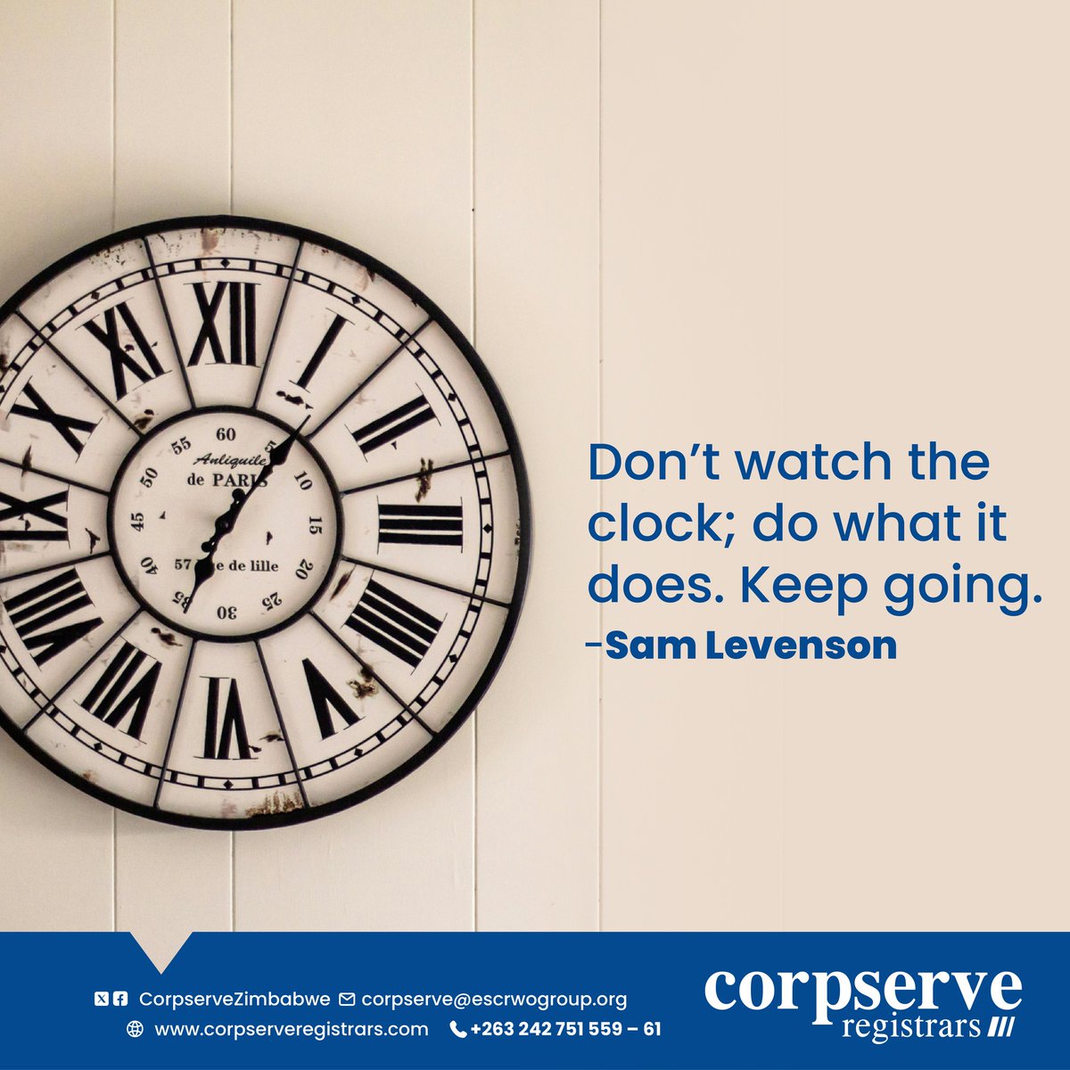 Instead of being idle or overly concerned with the passage of time, emulate the clock by being active and persistent. In 2025, stay focused and keep working towards your goals, regardless of how much time has passed or how much is left.