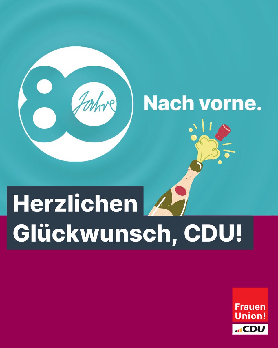 Frauen Union (@frauenunion) on Twitter photo 8o Jahre <a href="/CDU/">CDU Deutschlands</a> - mit dem Berliner Gründungsaufruf am 26. Juni 1945 ging es los. Von Anfang an mit dabei: Die Frauen in der CDU als Gründerinnen, Aufbauhelferinnen und Gestalterinnen! 8o Jahre <a href="/CDU/">CDU Deutschlands</a> - mit dem Berliner Gründungsaufruf am 26. Juni 1945 ging es los. Von Anfang an mit dabei: Die Frauen in der CDU als Gründerinnen, Aufbauhelferinnen und Gestalterinnen!