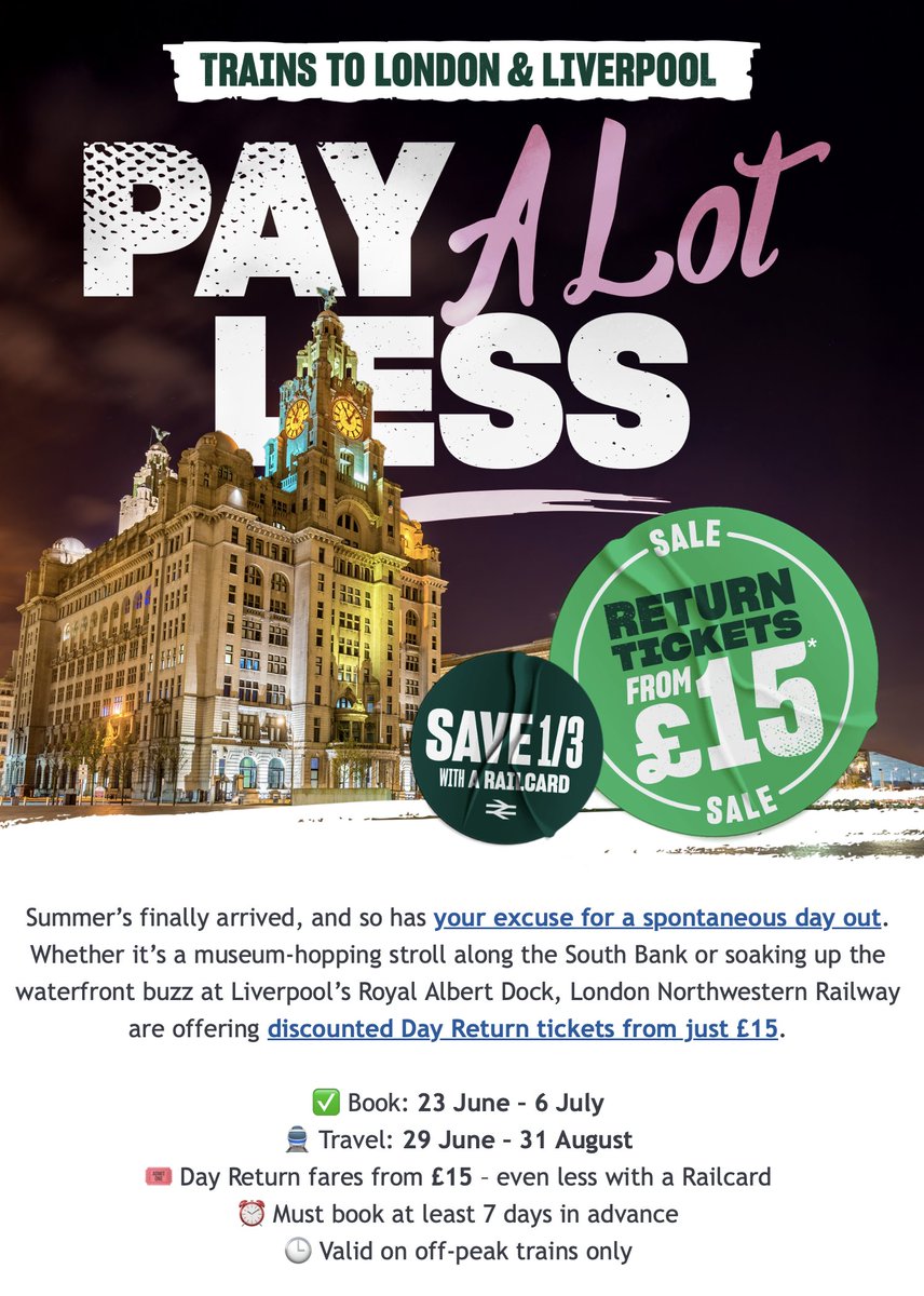 This offer from Trainsplit could be useful if #Gills get Tranmere away in August.