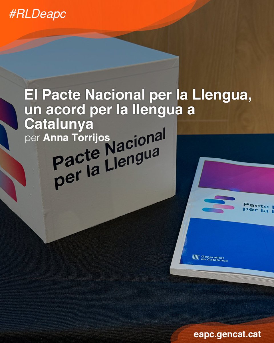 EAPC (@eapccat) on Twitter photo El Pacte Nacional per la #Llengua marca el full de ruta fins al 2030 per fer del #català una #LlenguaComuna, completa i plenament sostenible. Anna Torrijos (<a href="/llenguacatalana/">Política Lingüística</a>) en fa una anàlisi detallada al blog #RLDeapc #PolíticaLingüística
📲 gen.cat/3TDur07 El Pacte Nacional per la #Llengua marca el full de ruta fins al 2030 per fer del #català una #LlenguaComuna, completa i plenament sostenible. Anna Torrijos (<a href="/llenguacatalana/">Política Lingüística</a>) en fa una anàlisi detallada al blog #RLDeapc #PolíticaLingüística
📲 gen.cat/3TDur07