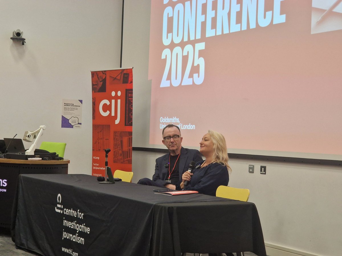 A warm welcome to #CIJSummer Conference 2025 from the directo of the CIJ <a href="/James__Harkin/">James Harkin</a> and Miranda McLachlan of <a href="/GoldsmithsUoL/">Goldsmiths, University of London</a> . 

tcij.org/summer-confere…