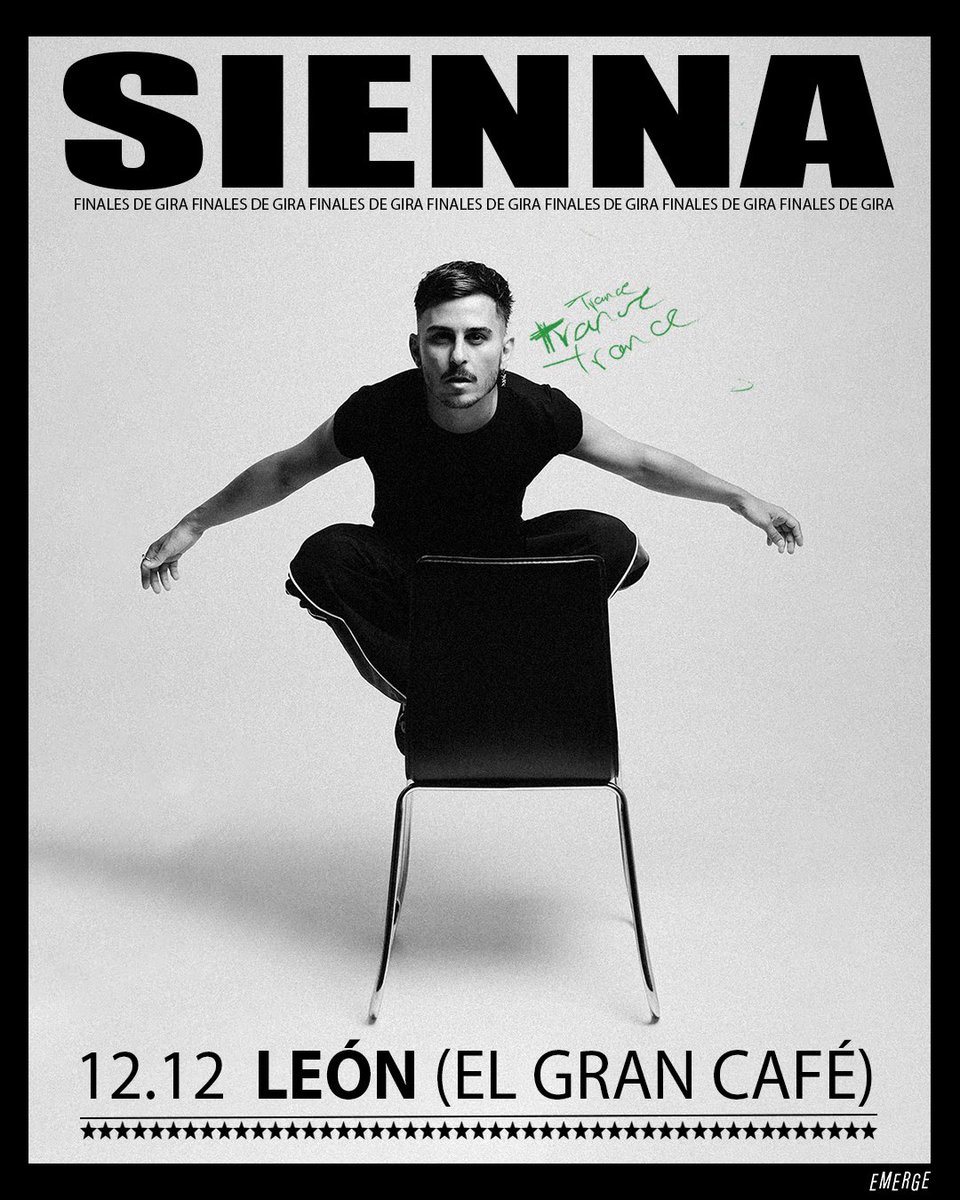 LEÓN 
ÚLTIMAS ENTRADAS 🫵🏻🫂

entradas.com/event/sienna-e…