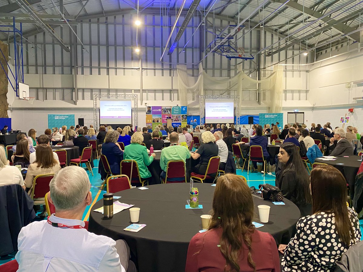 It’s a full house for this mornings We Are Calderdale Event <a href="/CalderdaleCol/">Calderdale College</a> - looking forward to hearing more about <a href="/Calderdale/">Calderdale Council</a> #Vision34 and hearing from some of our amazing community groups! 
#WeAreCalderdale