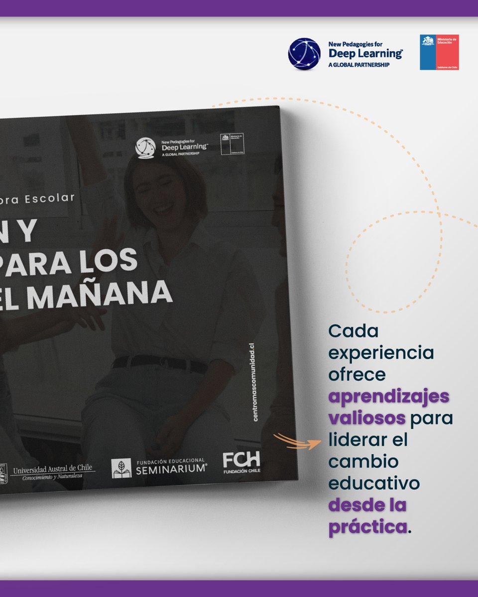 📘 ¡NUEVO INSUMO DISPONIBLE!
Ya puedes descargar el Volumen V del Cuaderno de Apoyo a la Mejora Escolar. Conoce experiencias reales de liderazgo, colaboración y cambio educativo desde las escuelas 🏫

¡Descárgalo gratis!
🔗bit.ly/44jUa2y