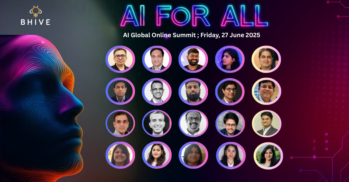 Join 20 top Founders, Investors &amp; AI Experts for 4 different AI panel discussions on Fundraising, AI Solutions, Upskilling &amp; Diversity.

Register for 'AI for ALL' Online Global Summit on June 27 lu.ma/AIforALLSummit