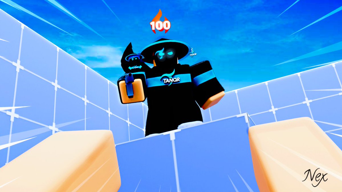 NexteriousGFXs's tweet photo. My first ever rivals thumbnail commission!
Will keep trying to improve myself

Tanqr lookin' tough! 🔵🕶️

#rivals #roblox #gfx #robloxart #RIVALSduo https://t.co/X5JRwsS2XC