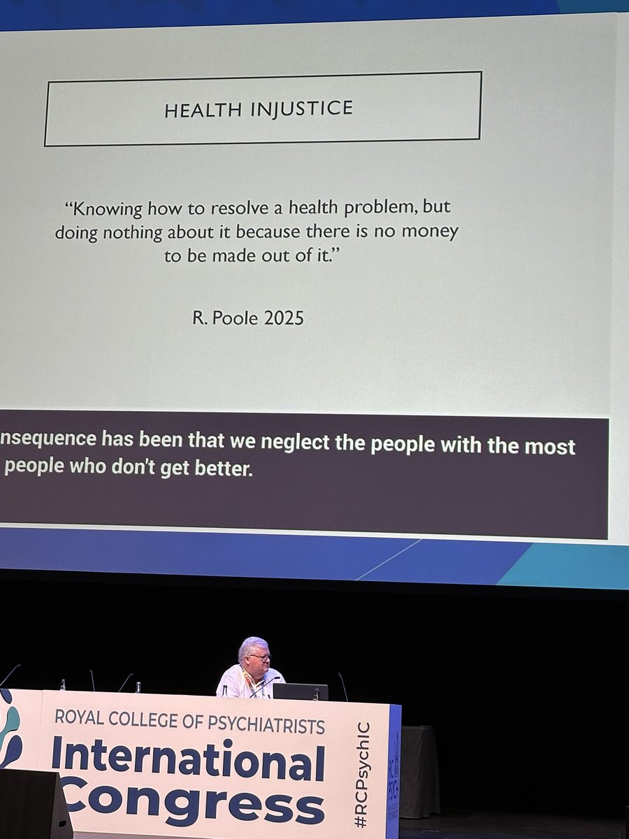 Rob Poole (who we all know from Twitter) talking about the people who don’t get better and the injustice of modern medical systems that don’t want to look after them.