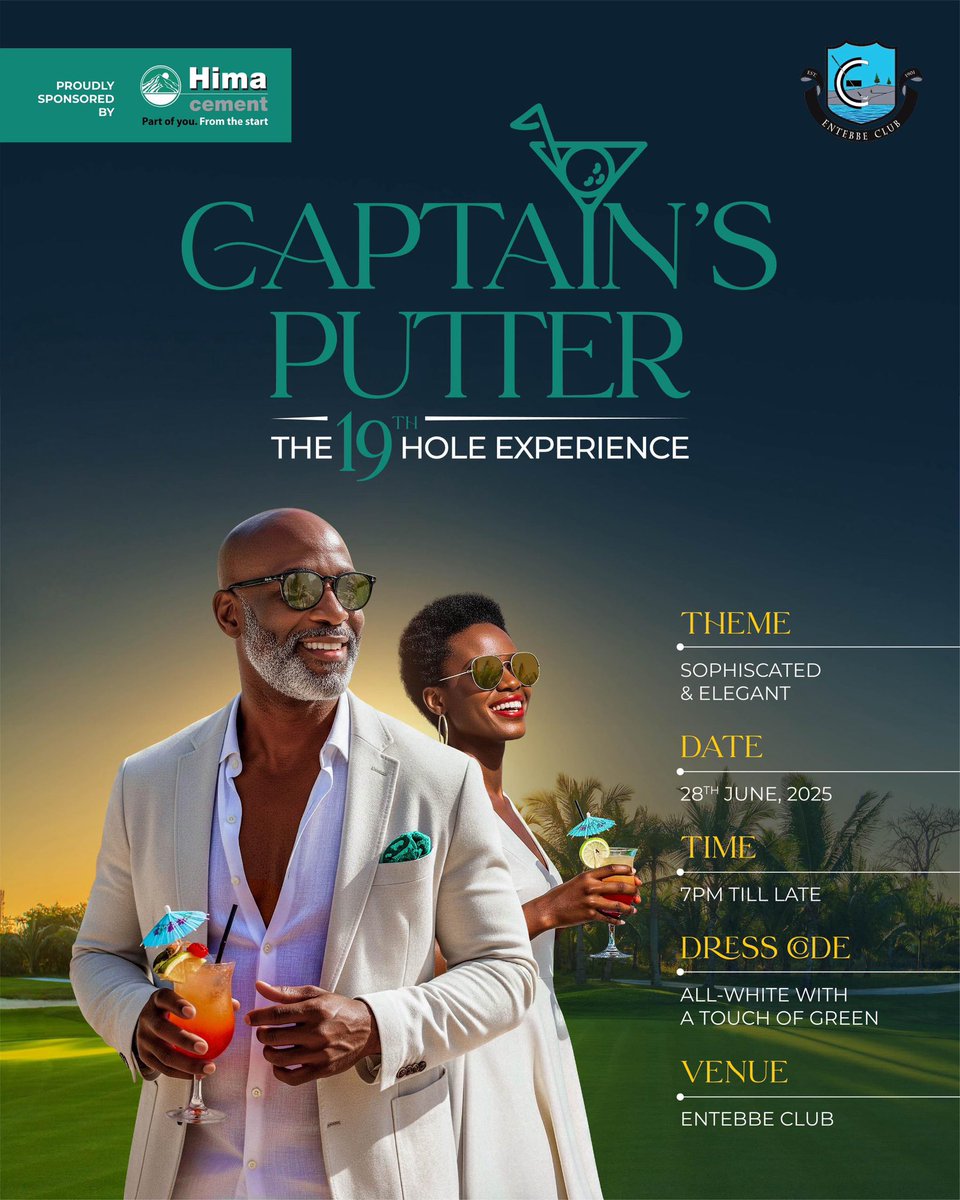 EntebbeClub1901's tweet image. Be Guided this weekend all roads @HimaCement Captain’s Putter 💚🤍