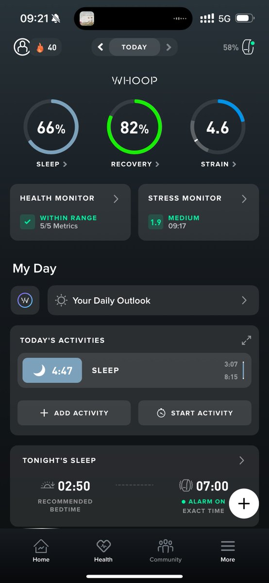 joseflchen's tweet image. Successful healthmaxing: &lt;5 hrs of sleep still leads to 80% recovery
I love my life