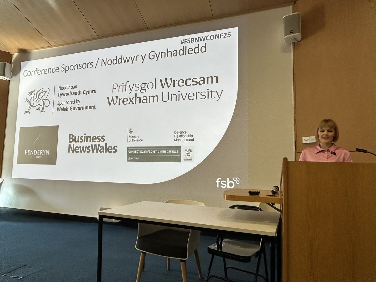 Wales FSB Cymru (@fsb_wales) on Twitter photo And we’re off! Great to welcome Gemma Casey, Editor <a href="/WalesBusiness/">Business News Wales</a> as our host for today’s North Wales Conference #FSBNWCONF25 And we’re off! Great to welcome Gemma Casey, Editor <a href="/WalesBusiness/">Business News Wales</a> as our host for today’s North Wales Conference #FSBNWCONF25