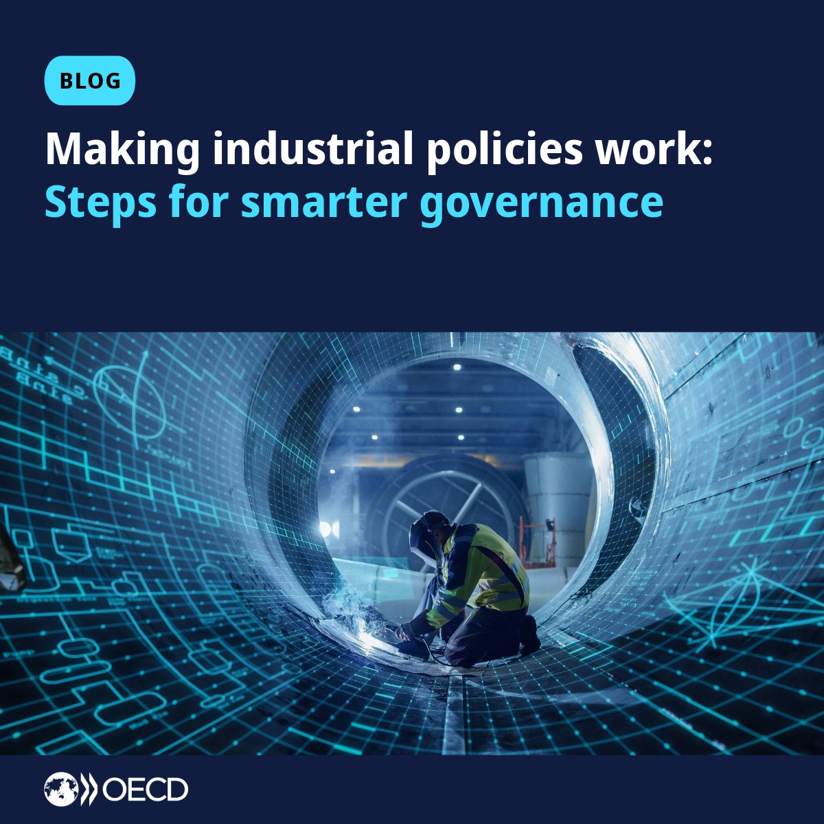 Across the OECD, governments are pursuing #industrial strategies to build greener, more competitive &amp; resilient economies. But policy tools alone aren’t enough. Our blog offers a practical checklist for clear and effective #IndustrialPolicy governance: oe.cd/66p