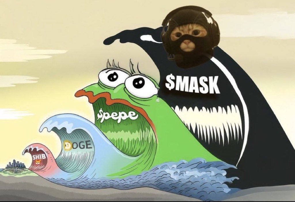Been stacking up on the recent $MASK dip

Breakout looks clean AF

We are not here to take part, we are here to take over!