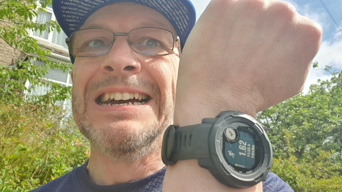 One mile test run complete and knee is okay so far but taking it very slow and steady - 1 km done, now 1 mile done, next will be a 2 km 😱 probably not until Monday as I'll be helping out at <a href="/BradfordLitFest/">Bradford Literature Festival</a> #BradfordLitFest  📚 all weekend!