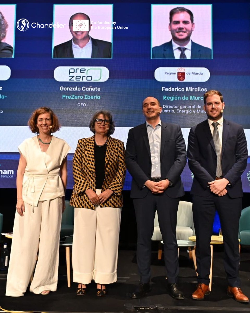 lifechandelier's tweet photo. 🔋 The #LIFECHANDELIER project was present at the #greengasmobilitysummit25 , sharing our vision: transforming agro-industrial waste into #biomethane for more sustainable mobility 🚛

🏅 Finalists at the #GasnamAwards2025 for our contribution to the promotion of biomethane. https://t.co/sQ7jfP8mxI