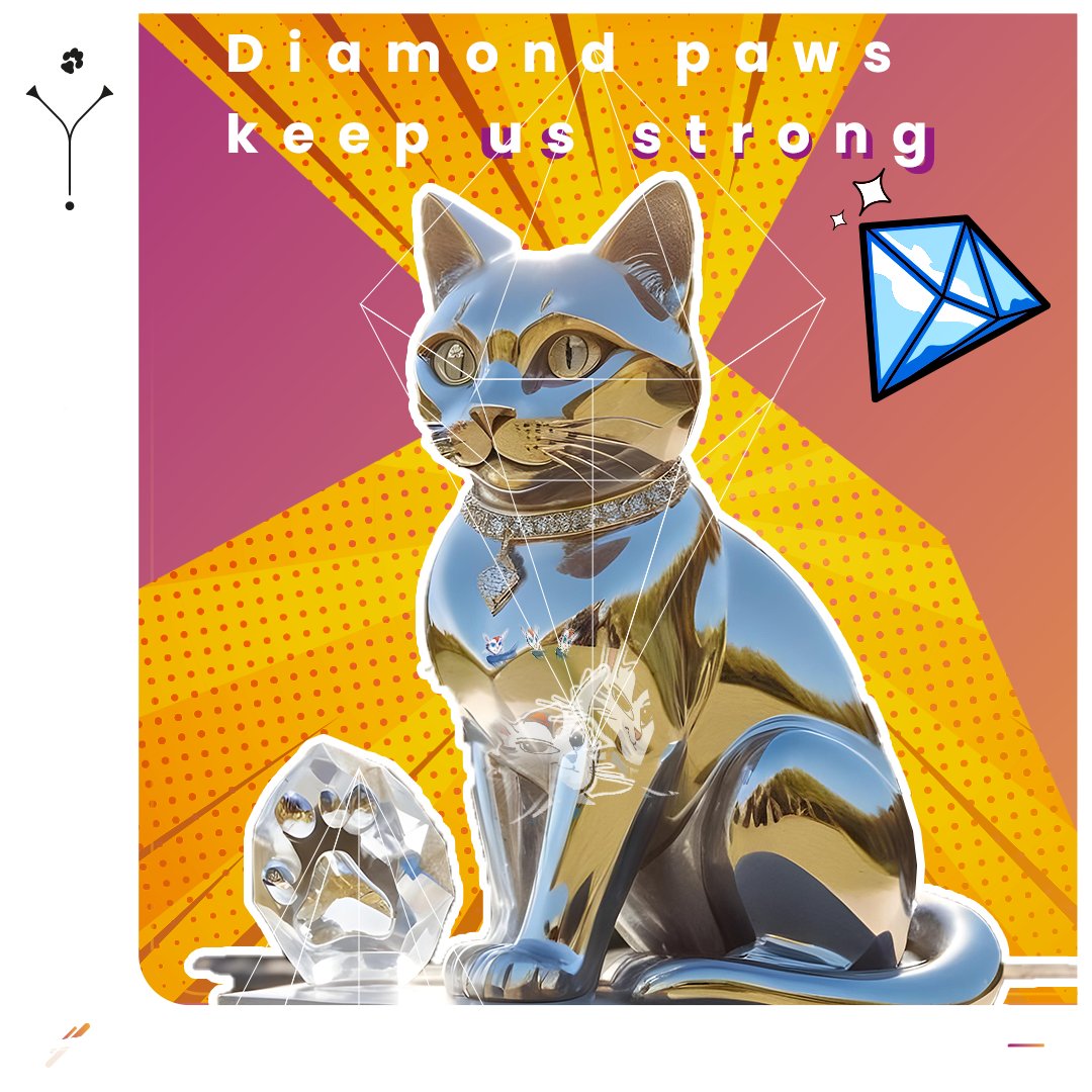 Steel nerves, diamond paws. We’re not going anywhere 🐾