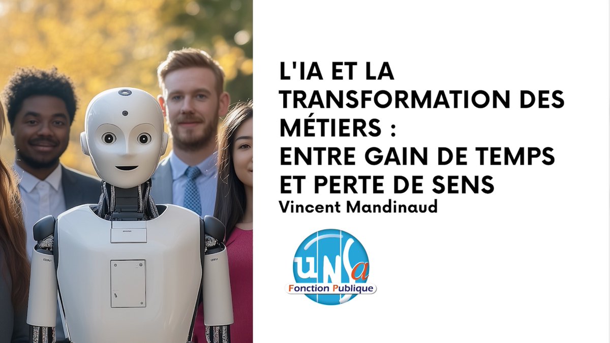 📹 Retrouvez un extrait de l'intervention de Vincent Mandinaud, Chef de projet "Transition numérique et conditions de travail" à l’ANACT, à l'occasion de notre conférence-débat "Le dialogue social engagé pour une Intelligence Artificielle" 
👉 f.mtr.cool/hexmpxauic